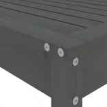 szürke 5 részes tömör fenyőfa kerti bárszett