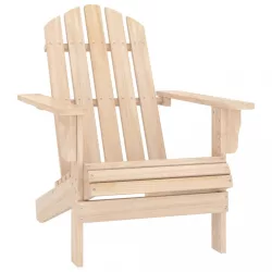 tömör fenyőfa kerti Adirondack szék