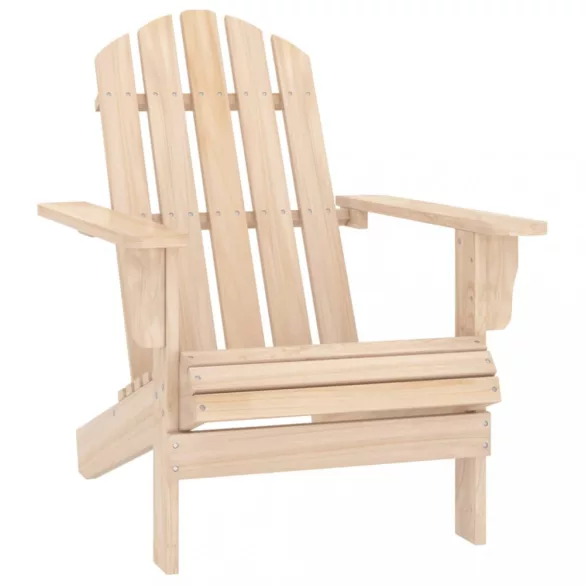 tömör fenyőfa kerti Adirondack szék