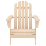 tömör fenyőfa kerti Adirondack szék