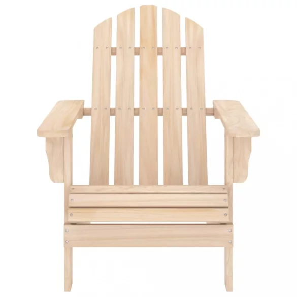 tömör fenyőfa kerti Adirondack szék