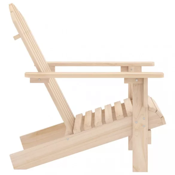 tömör fenyőfa kerti Adirondack szék