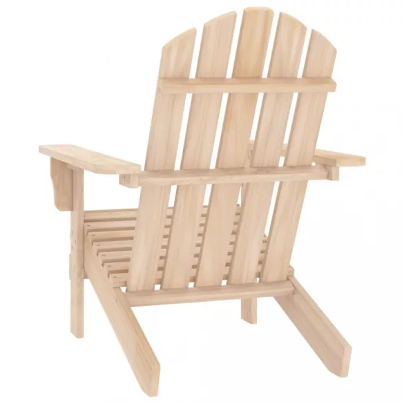 tömör fenyőfa kerti Adirondack szék