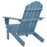 kék tömör fenyőfa kerti Adirondack szék