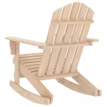 tömör fenyőfa kerti Adirondack hintaszék