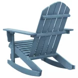 kék tömör fenyőfa kerti Adirondack hintaszék