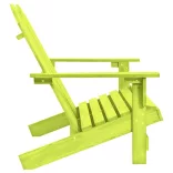 kétszemélyes zöld tömör fenyőfa kerti adirondack szék
