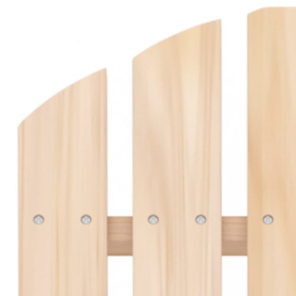 tömör fenyőfa kerti adirondack szék asztallal