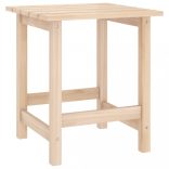 tömör fenyőfa kerti adirondack szék asztallal