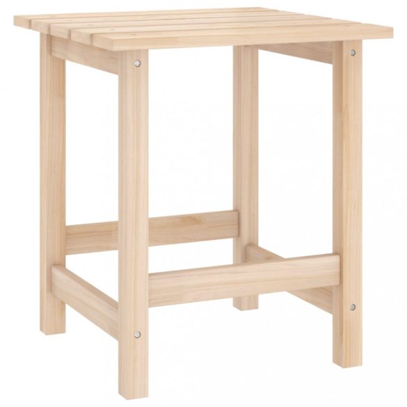 tömör fenyőfa kerti adirondack szék asztallal