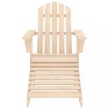 tömör fenyő adirondack szék zsámollyal és asztallal