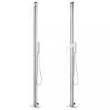 rozsdamentes acél kerti zuhany 220 cm