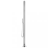 rozsdamentes acél kerti zuhany 220 cm