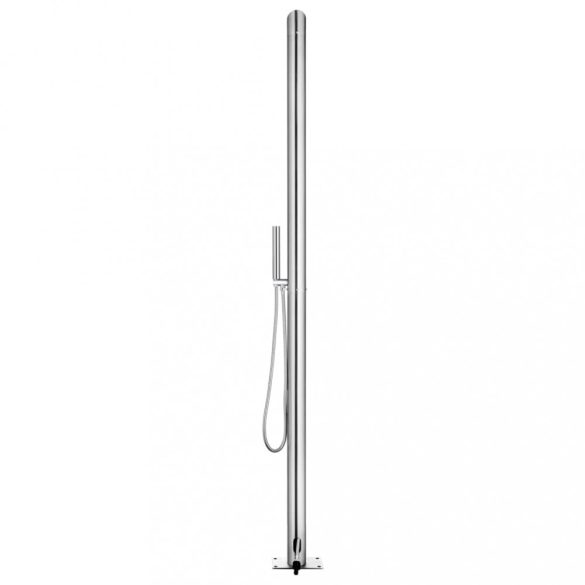 rozsdamentes acél kerti zuhany 220 cm