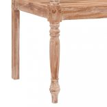 tömör antikolt fehér tíkfa Batavia pad 120 cm