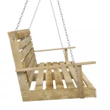 impregnált fenyőfa hintapad 155 x 65 x 60 cm