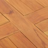 kerek tömör tíkfa asztallap 2,5 cm 40 cm