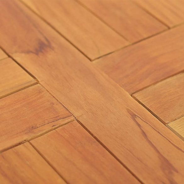 kerek tömör tíkfa asztallap 2,5 cm 40 cm