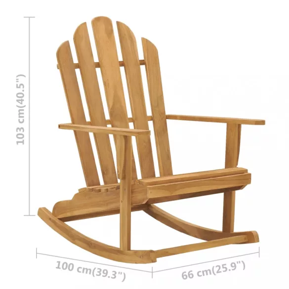 tömör tíkfa adirondack hintaszék