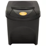 4 db antracitszürke rakásolható szemeteskuka 100 L