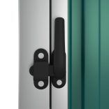 zöld horganyzott acél kerti szerszámtároló 88 x 89 x 161 cm