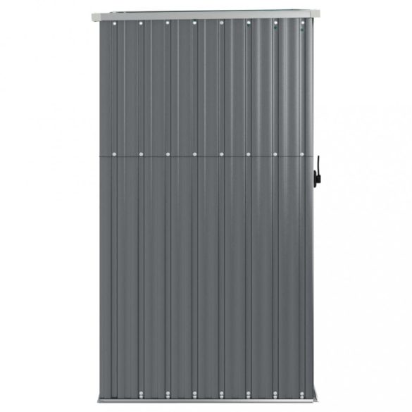 szürke horganyzott acél kerti szerszámtároló 88 x 89 x 161 cm