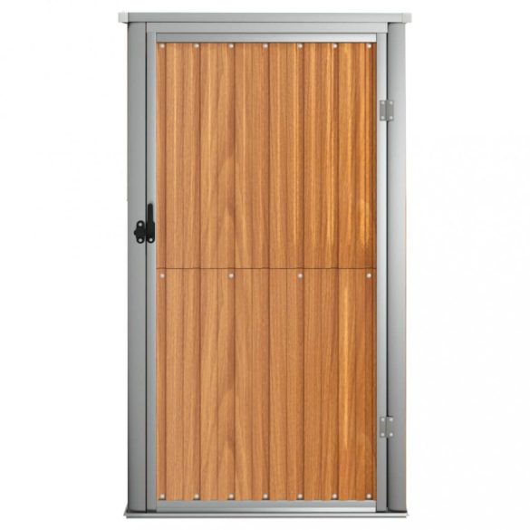 barna horganyzott acél kerti szerszámtároló 88 x 89 x 161 cm