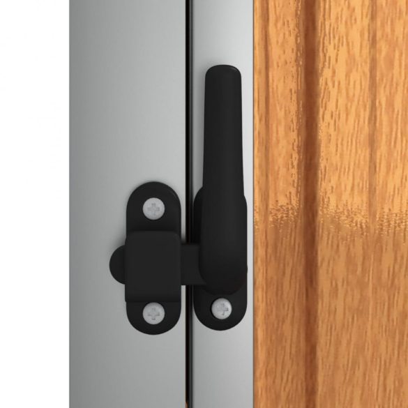 barna horganyzott acél kerti szerszámtároló 88 x 89 x 161 cm