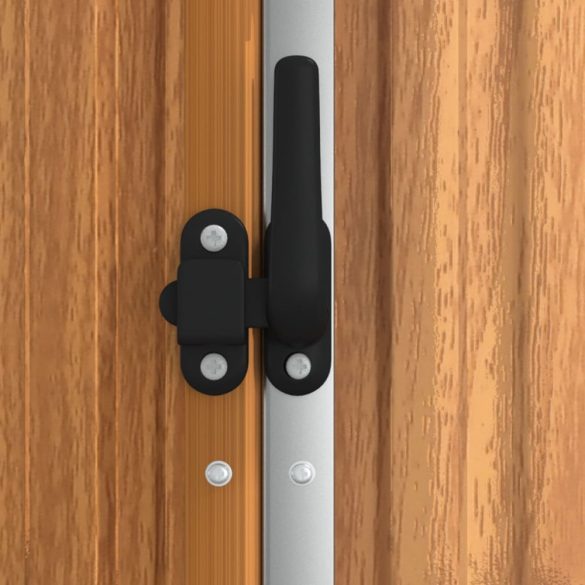 barna horganyzott acél kerti szerszámtároló 161 x 89 x 161 cm