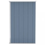 szürke acél falhoz erősíthető kerti fészer 118x100x178 cm