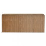 barna színű, falra szerelhető kerti fészer 118 x 382 x 178 cm horganyzott acélból