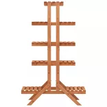 tömör fenyőfa virágtartó állvány 83 x 25 x 132 cm