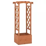 fenyőfa rácsos ültető boltívvel 49 x 39 x 117 cm