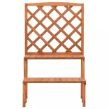 tömör fenyőfa rácsos virágtartó állvány 70 x 42 x 115 cm