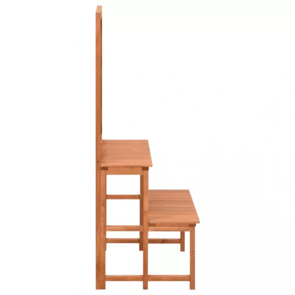 tömör fenyőfa rácsos virágtartó állvány 70 x 42 x 115 cm