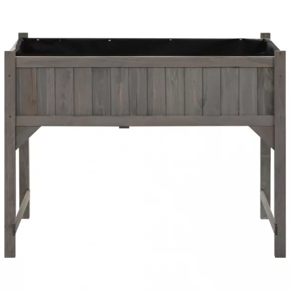 tömör fenyőfa magaságyás melegházzal 110 x 54 x 120 cm