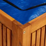 tömör akácfa kerti tárolóláda 150 x 50 x 58 cm