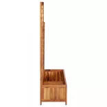 tömör akácfa magaságyás ráccsal 85 x 38 x 150 cm
