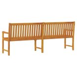 tömör akácfa kerti pad 219 cm