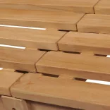 tömör tíkfa kerti pad 228 cm