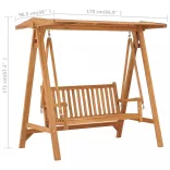 tömör tíkfa hintapad 174 cm