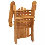 tömör akácfa kerti adirondack szék