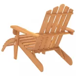 tömör akácfa kerti adirondack szék lábtartóval