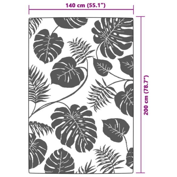 kültéri szőnyeg ARAKIL zöld 140x200 cm PP