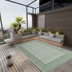 kültéri szőnyeg ARAKIL zöld 190x290 cm PP