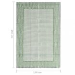 kültéri szőnyeg ARAKIL zöld 190x290 cm PP