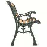 tömör fenyőfa kerti pad 122 cm
