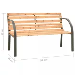 kínai fenyőfa kerti pad gyermekeknek 81 cm