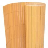 sárga kétoldalas kerti kerítés 110 x 500 cm