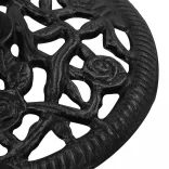 fekete öntöttvas napernyőtalp 48 x 48 x 33 cm